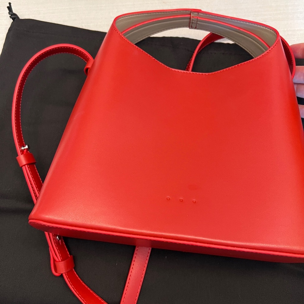 Aesther Ekme mini sac bag, red
